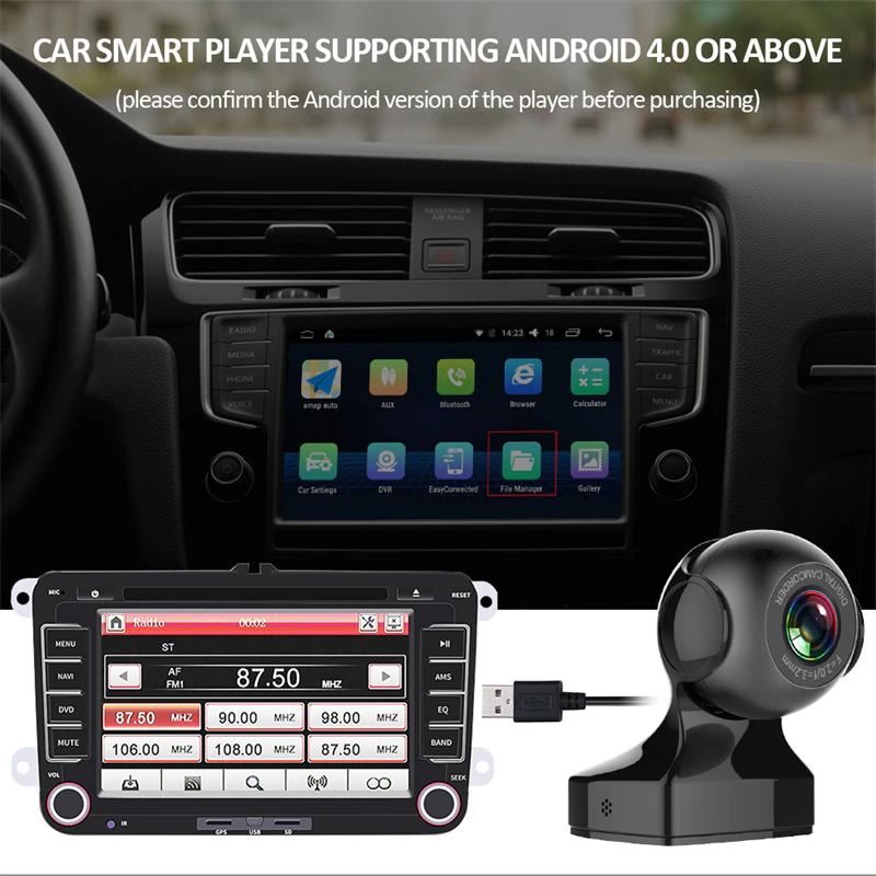 170° HD WiFi Dash Cam with G-Sensor