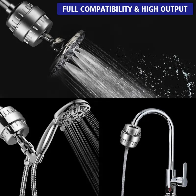 18-Step Ultimate Shower Water Softener