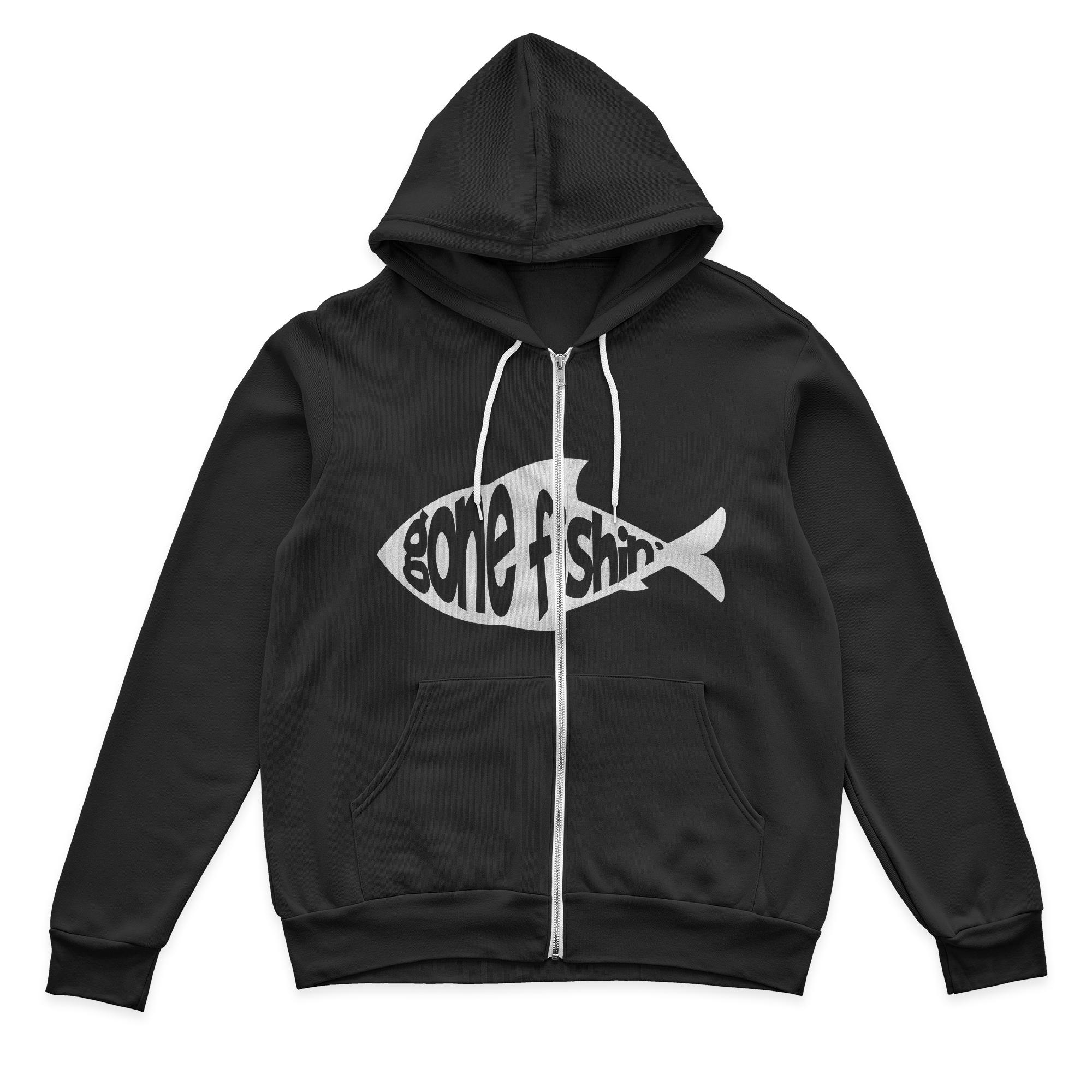 Gone Fishing v3 Zip Hoodie