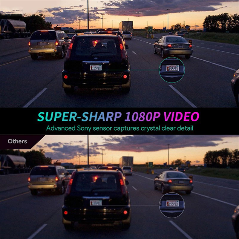 170° HD WiFi Dash Cam with G-Sensor