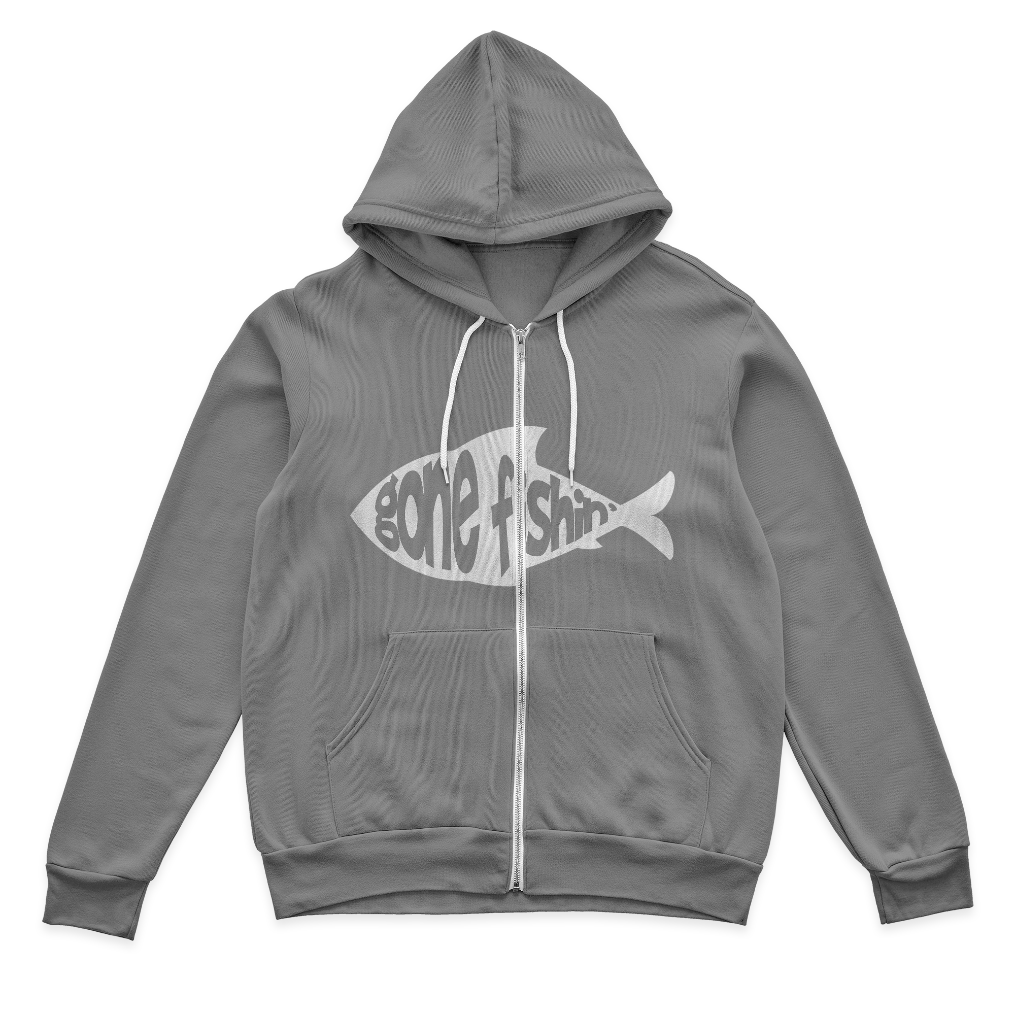 Gone Fishing v3 Zip Hoodie
