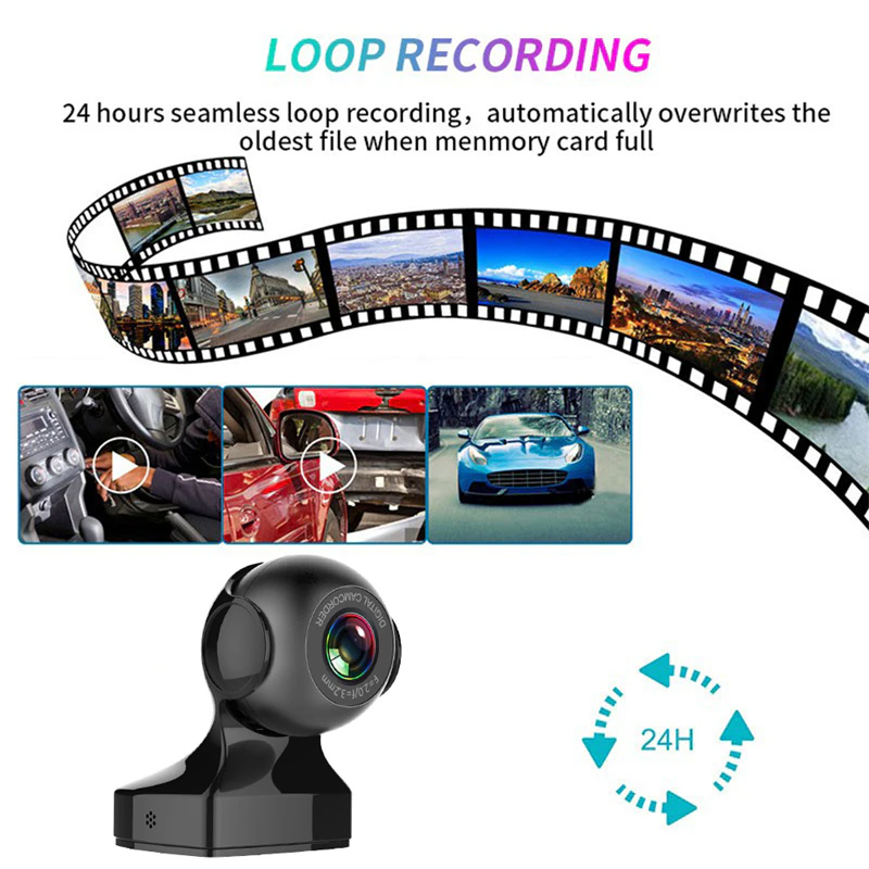 170° HD WiFi Dash Cam with G-Sensor