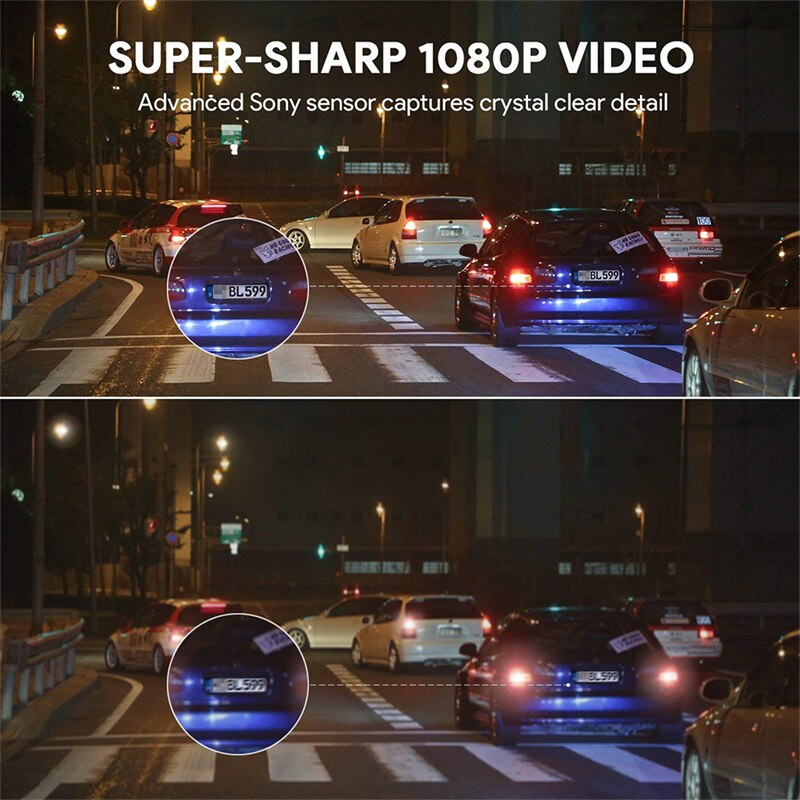 170° HD WiFi Dash Cam with G-Sensor