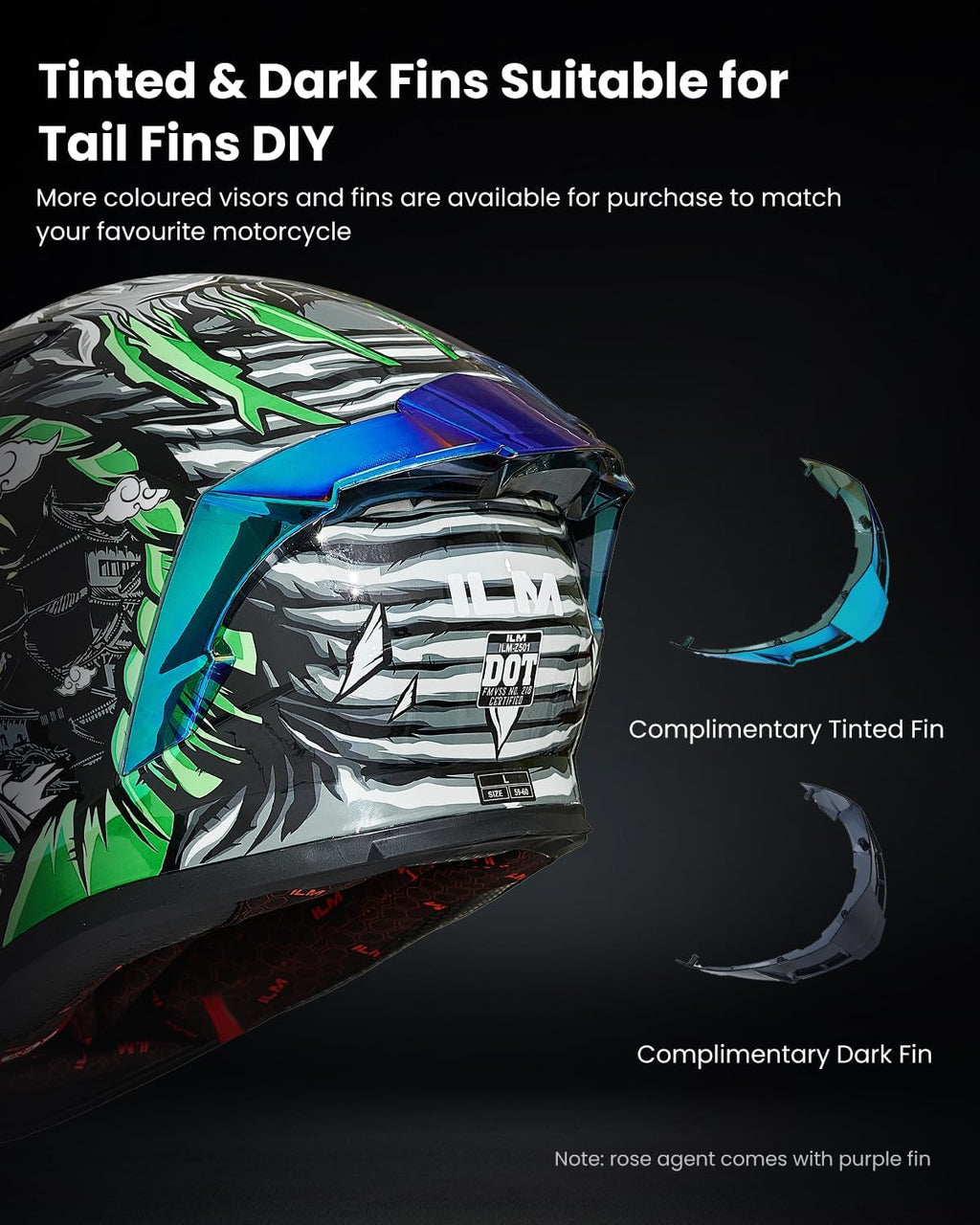 Motorcycle Helmet Full Face with Pinlock Compatible Motocross DOT Z501